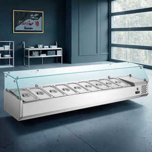 Réfrigérateur commercial <span class=keywords><strong>de</strong></span> <span class=keywords><strong>salade</strong></span> <span class=keywords><strong>de</strong></span> <span class=keywords><strong>fruits</strong></span> <span class=keywords><strong>de</strong></span> comptoir, contrôle <span class=keywords><strong>de</strong></span> température intelligent, SS 201 ou 304, pour restaurant et bar - Product Image 3