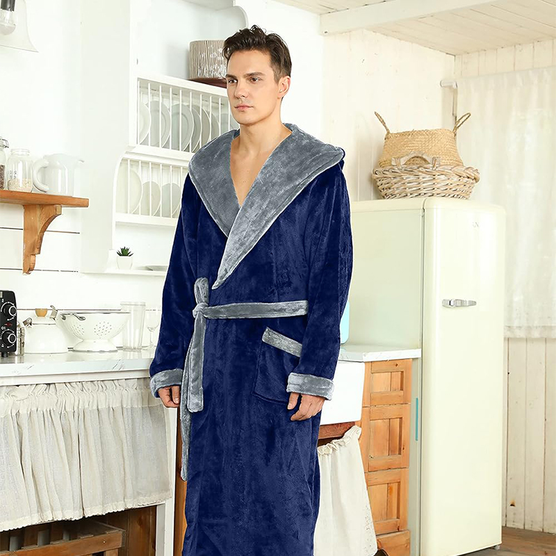 Accappatoio blu navy