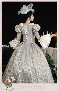 QQWZ132 Drop Ship ecopartty Renaissance Steampunk abito di abbigliamento europeo reginetta principessa abiti da ballo Marie Antoinette Costume - Product Image 6