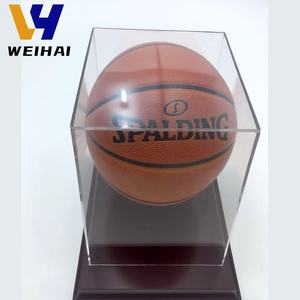 Deluxe rõ ràng <span class=keywords><strong>Acrylic</strong></span> kích thước đầy đủ bóng rổ Showcase - Product Image 5