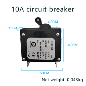 Nuovo interruttore di spegnimento del generatore di benzina 2/3/5/6.5/8KW interruttore di spegnimento 10A 23A con accessorio di protezione dell'interruttore dell'aria - Product Image 3