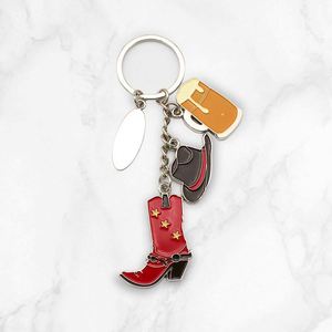 Wholesale Manufacturer Cartoon Custe Keychains Embossed Personalized Souvenir Custom 2D 3D Metal <b>Key</b> <b>Chains</b> - Product Image 1