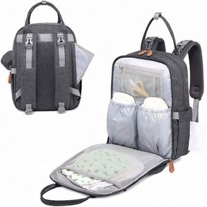 Mochila pañalera de muestra gratuita - Pañalera multifuncional impermeable, bolso de viaje para bebé con cambiador, para carriola - Product Image 5