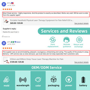 Dispositif de thérapie laser portable 650nm 808nm pour animal de compagnie chat chien cheval équipement vétérinaire pour le soulagement de la douleur adhérences spinales - Product Image 4