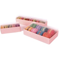 Meimei — Macaron en papier personnalisé, cadeau de luxe, 6 diviseur, emballage en carton pour biscuits et macarons, boîtes de boulangerie