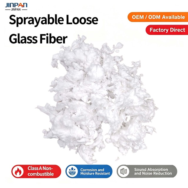 High Density Spraying Loose Glass Fiber Blown Bulk Fiberglass Wool Insulation for Attic Wall