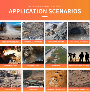 PQWT-GT500A tự động phân tích hồ sơ 18 kênh nước ngầm phát hiện Pro ngầm dò nước 500m - Product Image 6