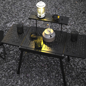 <span class=keywords><strong>Table</strong></span> de <span class=keywords><strong>camping</strong></span> pliante Igt <span class=keywords><strong>Table</strong></span> combinée en alliage d'aluminium <span class=keywords><strong>Table</strong></span> de gril pliable pour l'alpinisme de plage en plein air - Product Image 4
