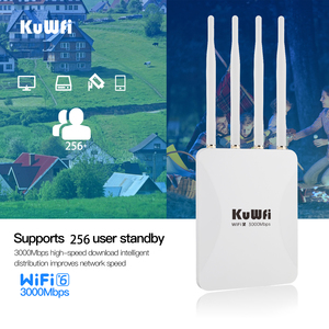 2.5G WAN Port KuWFi Power Bank Énergie solaire 3000Mbps Point d'accès extérieur longue portée étanche pour les grandes zones publiques - Product Image 6