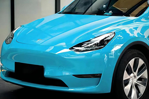 Vinilo Autoadhesivo con Efecto de Cambio de Color, Color Azul Miami, PET de Alto Brillo, Autoregenerable, Antiarañazos, para Envoltura de Automóviles - Product Image 3
