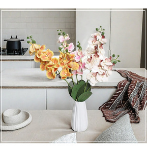 High End 3D <strong>Film</strong> Moth Orchid Artificial Flowers 12 Blooms Multi Color for Home Living Room Hotel Scene Decoration - Product Image 1