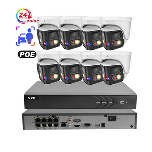 <span class=keywords><strong>Kit</strong></span> <span class=keywords><strong>de</strong></span> Vigilancia Interior y Exterior para el Hogar, Cámara <span class=keywords><strong>de</strong></span> 5MP 8MP, POE, NVR <span class=keywords><strong>de</strong></span> 4 Canales, Visión Nocturna en Color, Audio Bidireccional, Sistema <span class=keywords><strong>de</strong></span> CCTV Inteligente - Product Image 2