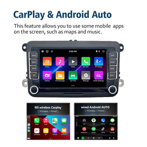 7 inch IPS màn hình cảm ứng Android đài phát thanh xe Carplay chia được xây dựng trong Wifi GPS Hi-Res âm thanh cho <span class=keywords><strong>VW</strong></span> Volkswagen Polo/Golf/Jetta/Bọ Cánh Cứng - Product Image 4