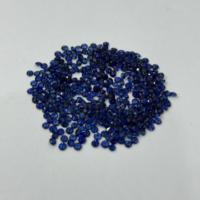 Excelente Corte Natural Azul Zafiro Rondas Difusión Suelto Azul Zafiro Brillante Rondas Piedras Preciosas