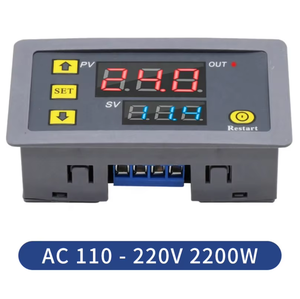 Relais temporisé à double affichage T3230 pour micro-ordinateur, temporisation en boucle infinie, 18 modes de combinaison - Product Image 2