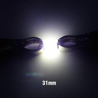 A80 Festoon COB dôme lumières voiture intérieur verre étui à lentilles C5W 31mm 36mm 39mm 41mm 12 puces LED 6000K 12V