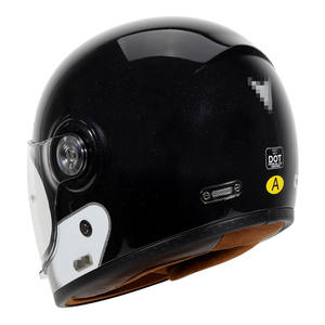 高品質 新製品 オールシーズン快適 男女兼用 ABS製 フルフェイス レトロバイクヘルメット - Product Image 4