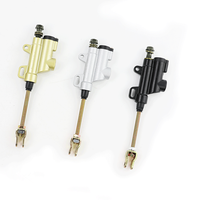 Ensemble de Pompe Hydraulique à Pied de Frein Arrière pour Moto, Cylindre d'Huile pour ATV, Buggy Quad à Quatre Roues