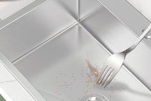 Fregadero de Cocina de Acero Inoxidable Cepillado con Rociador Extraíble y Rejilla de Secado Removible, Fregadero Grande de un Solo Tazón Resistente a Arañazos - Product Image 3