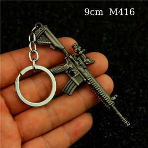 พวงกุญแจปืนโลหะรุ่น M416 แบบ 3 มิติ ของเล่นสร้างสรรค์ราคาถูก ดีไซน์เฉพาะตัว - Product Image 3