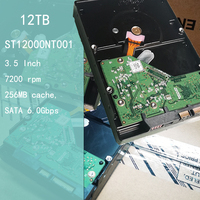 Disque dur ST12000NT001 Pro 12 To, reconditionné, 7200 tr/min, 256 Mo, SATA, 3,5 pouces, pour serveur et surveillance, neuf