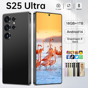Hot mới nhất S25 Ultra 16GB + 1TB điện thoại thông minh 7.3 inch màn hình <span class=keywords><strong>Android</strong></span> 13 5gtelephone điện thoại thông minh với khuôn mặt vân tay mở khóa - Product Image 3
