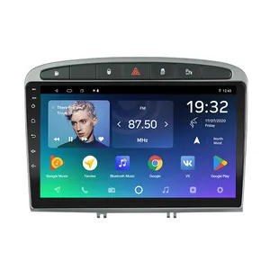 4 + 64G pantalla táctil 9 pulgadas Android 11 capacitiva de alta definición auto Radio estéreo para Peugeot 308/408, 2010-2016