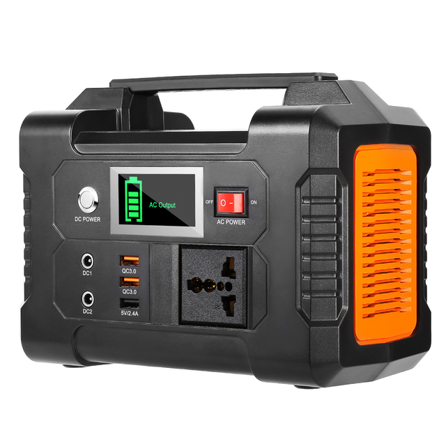 Portable Solar Generator With Inverter Panel Silent Power Station