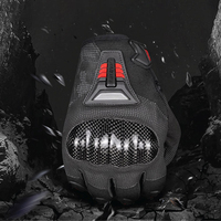 Guantes de Motocicleta con Pantalla Táctil, Guantes de Ciclismo Transpirables Antideslizantes de Dedo Completo