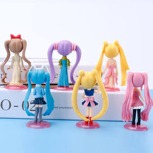 2023 6 set <span class=keywords><strong>sailor</strong></span> <span class=keywords><strong>moon</strong></span> Sit Version Figure PVC Action Figure Dolls giocattolo in PVC per regalo - Product Image 4