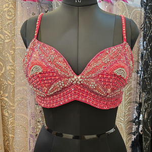 Bikini de una Pieza Hecho a Mano con Cuentas en Spandex/Nailon con Tela Elástica Transpirable Ecológica y Técnica Brillante - Product Image 1