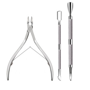Stainless Steel Manicure Dead Skin <b>Scissors</b> <b>Nail</b> Clippers Manicure Care and Dead Skin Removal Tool Set - Product Image 3