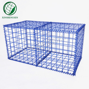 Cage en treillis soudé Galfan galvanisé à chaud et revêtu de PVC <span class=keywords><strong>pour</strong></span> mur de soutènement paysager et clôture en <span class=keywords><strong>pierre</strong></span> - Product Image 1