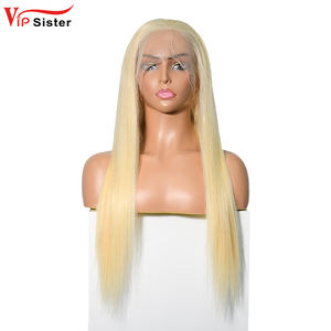 Vente en gros 100% perruque de cheveux Remy bruts non transformés Supreme 613 avec des styles droits de dentelle transparente - Product Image 1