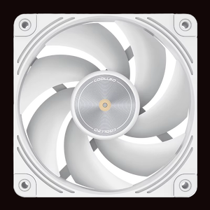 Coolleo N28-W15 120mm CPU Cooler Fan Trắng 4-pin PWM trường hợp máy tính Fan Led RGB ánh sáng im lặng Bộ vi xử lý làm mát 3-pin giao diện - Product Image 3