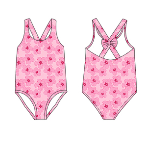 Maillots <span class=keywords><strong>de</strong></span> <span class=keywords><strong>bain</strong></span> <span class=keywords><strong>de</strong></span> plage en gros pour adolescentes, production en masse, avec imprimé floral hawaïen, sans manches, pour filles <span class=keywords><strong>de</strong></span> 0 à 16 <span class=keywords><strong>ans</strong></span>, bikini - Product Image 3