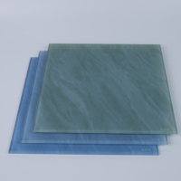 Verre décoratif imprimé effet marbre en céramique frittée, type pierre, pour cloisons intérieures et décoration de bâtiments