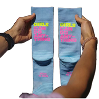 Chaussettes de cyclisme populaires pour jeunes et enfants, anti-ampoules, en tricot, nylon Coolmax, compression athlétique, performance course à pied