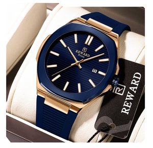 Reloj Deportivo Casual de Cuarzo con Correa de Silicona, Resistente al Agua, con Calendario y Luminoso para Hombre, Modelo 632829M - Product Image 1