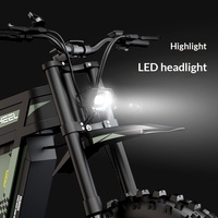 Vélo électrique tout-terrain FTN R6000 avec moteur avant en alliage d'aluminium, batterie au lithium, pneus de 17 pouces