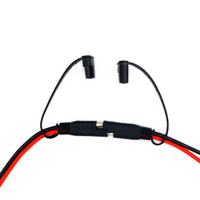Solarkabel SAE-Stecker mit XLPO-Ummantelung Kupferleiter 2-polig Stecker-Buchse Verlängerung 16/12/10AWG 1500V