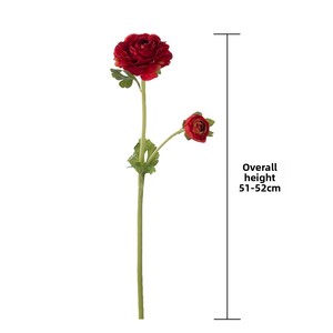 Flor Artificial de Loto de Dos Cabezas Oliver Big, para Decoración del Hogar, Directo del Fabricante - Product Image 1