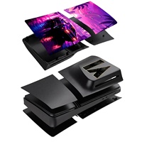 Coque de protection anti-rayures en ABS imprimé pour console PS5 Pro, style GTA, plaque frontale de remplacement pour console PS5 Pro