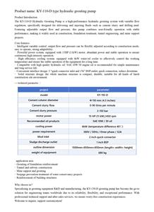 Pompe à injection hydraulique à débit et pression réglables pour les chantiers de construction - Product Image 3