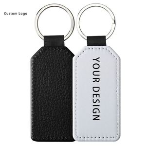 <b>Custom</b> Shaped Pu Leather <b>Keychains</b>, Stainless Steel, Eco-Friendly for Earth Day and Easter Decor - Product Image 5
