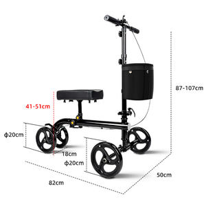 Outil de soutien à la marche pour personnes âgées, trottinette réglable pour les pieds cassés, équipement de marche pour handicapés - Product Image 2