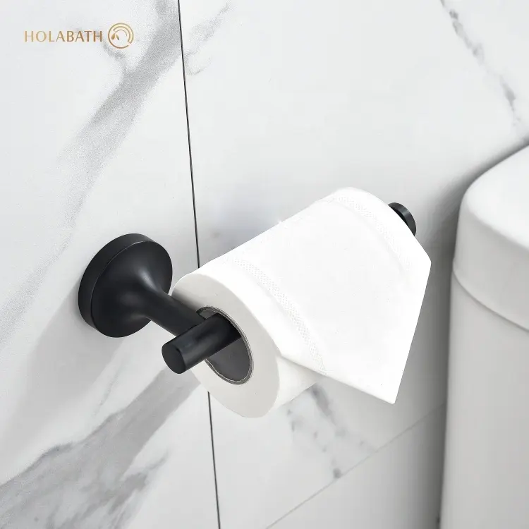 New Design Bathroom Toilet Paper Roll Holder 304 Stainless Steel Toilet Paper Holder Self