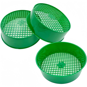 YUMO Fine <b>Mesh</b> <b>Plastic</b> Soil Sieve Multipurpose Home Gardening Sifter for Earth Stone Compost and Potted Plant Potting Screening - Product Image 4