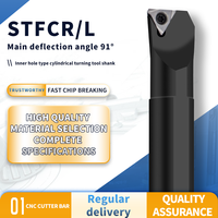 Porte-outil de tournage interne S-STFCR HRC45-HRC49 en alliage dur pour le tournage interne des métaux sur tour CNC