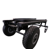 Chariot d'équipement pour DJ à cadre télescopique d'une capacité de 700lb Chariot à main mobile à usage intensif Chariot à chariot pliant pour équipement
